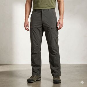 REI Co-Op Sahara Roll Up Cargo Pants Mens 34 Relaxed Green Outdoor Hiking